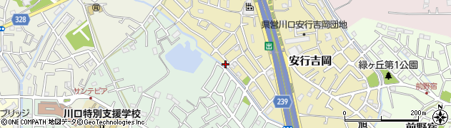 埼玉県川口市安行吉岡1634周辺の地図