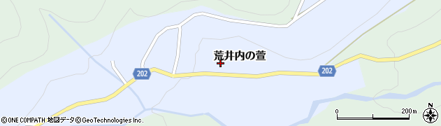 長野県伊那市荒井内の萱周辺の地図