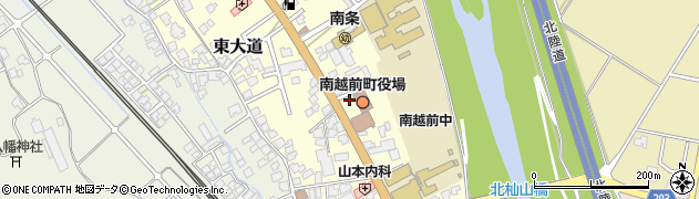 福井県南越前町（南条郡）東大道周辺の地図