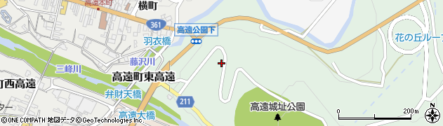 長野県伊那市高遠町東高遠2044周辺の地図