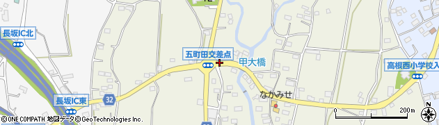 五町田周辺の地図