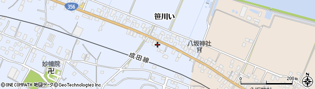 千葉県香取郡東庄町笹川ろ1273周辺の地図