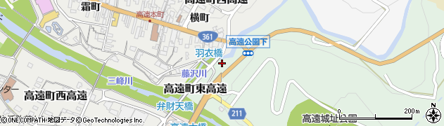 長野県伊那市高遠町東高遠2061周辺の地図