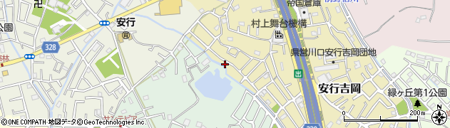 埼玉県川口市安行吉岡1615周辺の地図