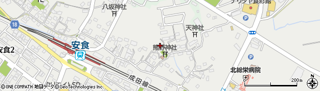 千葉県印旛郡栄町安食3325周辺の地図