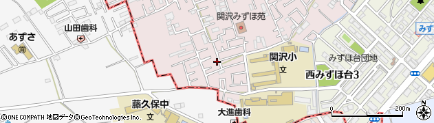 埼玉県富士見市関沢3丁目40-11周辺の地図