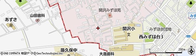 埼玉県富士見市関沢3丁目40-9周辺の地図