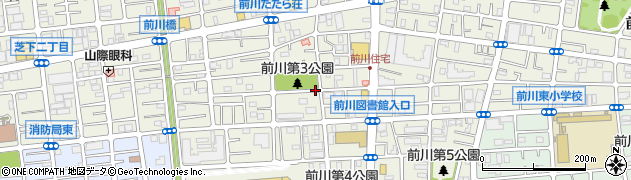 埼玉県川口市前川周辺の地図