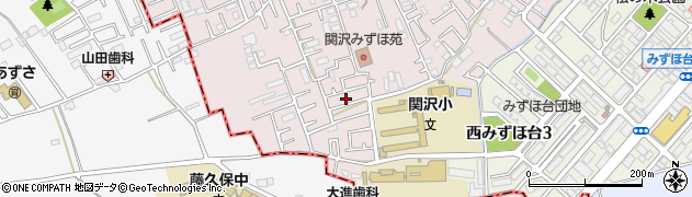 埼玉県富士見市関沢3丁目26周辺の地図