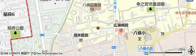 埼玉県八潮市八條2805-14周辺の地図