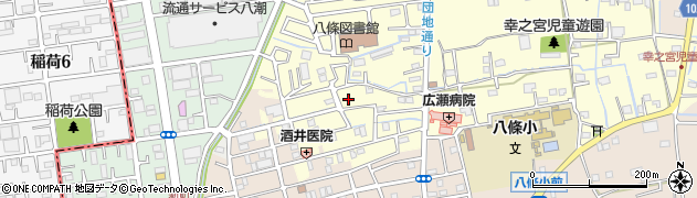 埼玉県八潮市八條2805周辺の地図