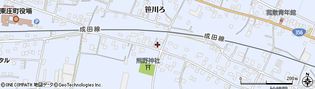 千葉県香取郡東庄町笹川ろ1040周辺の地図