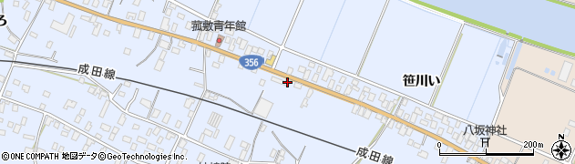 千葉県香取郡東庄町笹川ろ1216周辺の地図