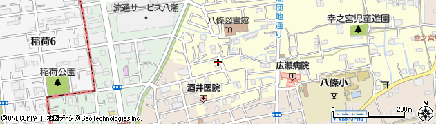 埼玉県八潮市八條2807周辺の地図
