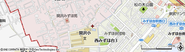 埼玉県富士見市関沢3丁目12-26周辺の地図