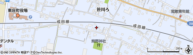 千葉県香取郡東庄町笹川ろ1044周辺の地図