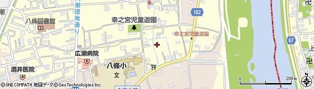 埼玉県八潮市八條2900周辺の地図