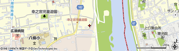 埼玉県八潮市八條2921周辺の地図