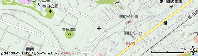 伊那市立　伊那部宿旧井澤家住宅周辺の地図