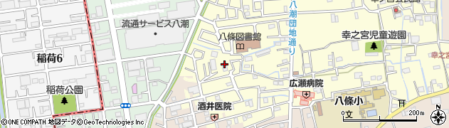 埼玉県八潮市八條2798周辺の地図