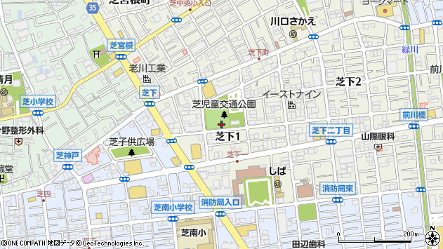 〒333-0848 埼玉県川口市芝下の地図