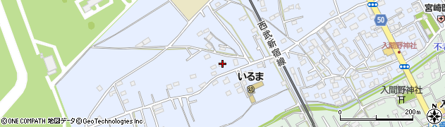 埼玉県狭山市北入曽1290-2周辺の地図