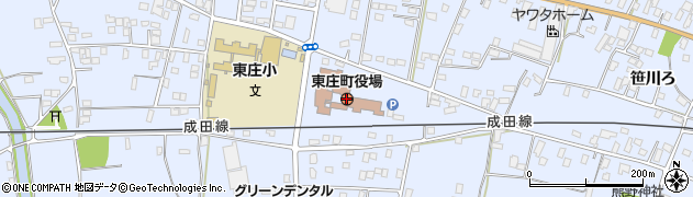千葉県香取郡東庄町周辺の地図