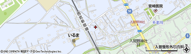 埼玉県狭山市北入曽1308周辺の地図