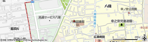 埼玉県八潮市八條2753周辺の地図