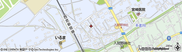 埼玉県狭山市北入曽1341周辺の地図