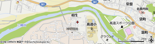 長野県伊那市高遠町西高遠（相生）周辺の地図