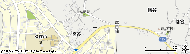 千葉県成田市幡谷1304周辺の地図