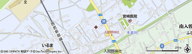 埼玉県狭山市北入曽1356周辺の地図