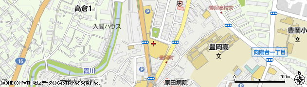 富士美容室周辺の地図