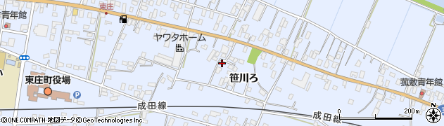 千葉県香取郡東庄町笹川ろ1115周辺の地図