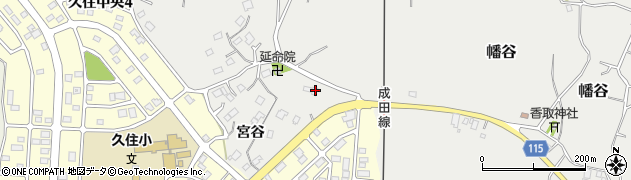 千葉県成田市幡谷1164周辺の地図