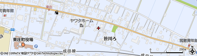 千葉県香取郡東庄町笹川ろ1116周辺の地図