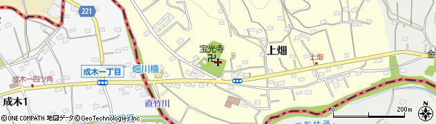埼玉県飯能市上畑219周辺の地図