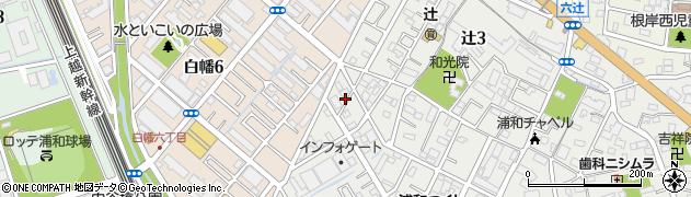 埼玉県さいたま市南区辻4丁目12周辺の地図