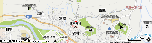 長野県伊那市高遠町西高遠宮本周辺の地図