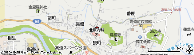 長野県伊那市高遠町西高遠（宮本）周辺の地図