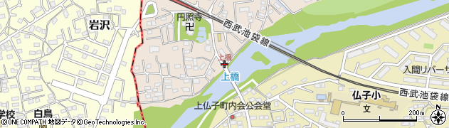 上橋周辺の地図