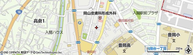 埼玉県入間市豊岡1丁目3周辺の地図