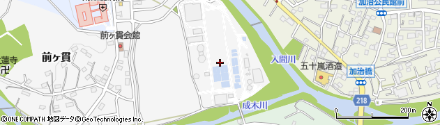 埼玉県飯能市征矢町31周辺の地図