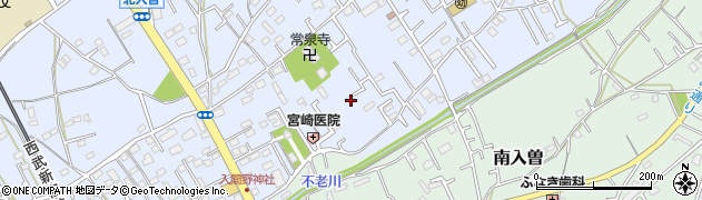 埼玉県狭山市北入曽328周辺の地図