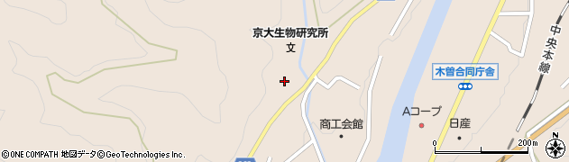 長野県木曽町（木曽郡）福島（川西）周辺の地図