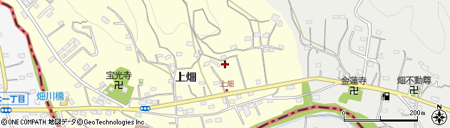 埼玉県飯能市上畑27周辺の地図