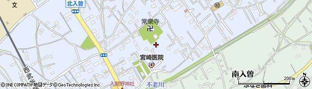 埼玉県狭山市北入曽323周辺の地図