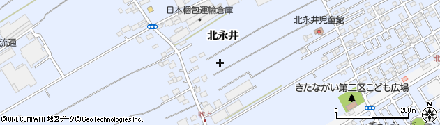 埼玉県三芳町（入間郡）北永井周辺の地図