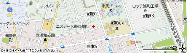浦和オールペイントセンター周辺の地図